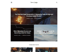 Tablet Screenshot of newsledge.com